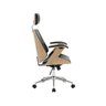 Cadeira de Escritório Presidente Giratória com Apoia Cabeça Office Lisboa - 5