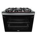 Ver imagem 2 de Fogão de Embutir 5 Bocas Preto com Mesa de Vidro Dako Diplomata Bivolt