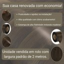 Ver imagem 4 de Piso Vinílico em Manta Pvc 0,7mm Antiderrapante 29m² Imita Madeira Fosco Cacau