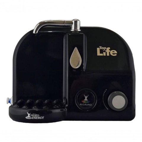 Purificador de Água Top Life Blue He Água Alcalina Ionizada Preto 110v