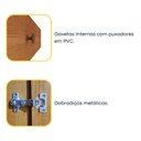 Ver imagem 7 de Guarda Roupa Casal em Mdf 6 Portas 4 Gavetas Suecia Tcil Tcil Móveis Roupeiro Casal Suécia Cinamomo