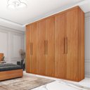 Ver imagem 1 de Guarda Roupa Casal em Mdf 6 Portas 4 Gavetas Suecia Tcil Tcil Móveis Roupeiro Casal Suécia Cinamomo