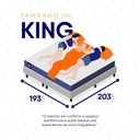 Ver imagem 6 de Conjunto Box Branco Durban Azul Espuma D28 King 193x203x57 - King House