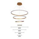 Ver imagem 2 de Lustre Pendente Astraled Ankaa Pl-9808 Dourado Led Bivolt Dourado Pl-9808