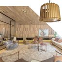 Ver imagem 3 de Lustre Luminária Pendente de Madeira MDF Mod. Paris Pq Inclinado