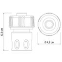 Ver imagem 2 de Engate Rápido Para Mangueira De 3/4" e 5/8" Polegada | Tramontina