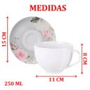 Ver imagem 4 de Kit Jogo Xicaras 10 Pessoas 10peças Ornatta Tramontina 250ml
