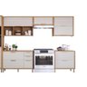 Cozinha Completa Eloise 6 Peças (3aéreos+2balcões+1paneleiro) Cz023 Freijo/off White - Mgm - 4