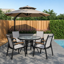 Ver imagem 1 de Mesa para Jardim 107x107x71cm Macae Preto