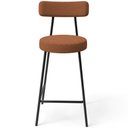 Ver imagem 5 de Kit 02 Banquetas Baixa para Cozinha Sala de Jantar Bar Bancada Milão L02 Bouclê Terracota - lyam dec