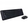 Kit Teclado e Mouse sem Fio Logitech Mk220 Preto - 1
