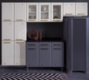 Ver mais imagens de Armários Cozinha Compacta 245cm 3 Peças Diamante New Telasul