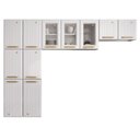 Ver imagem 3 de Armários Cozinha Compacta 245cm 3 Peças Diamante New Telasul