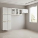 Ver imagem 1 de Armários Cozinha Compacta 245cm 3 Peças Diamante New Telasul