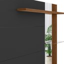Ver imagem 3 de Painel Home para Tv 60 Polegadas Freijó Preto Maragogi Linea Brasil