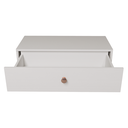 Ver imagem 4 de Penteadeira Suspensa Gaveta Mdf 60 Multifuncional Branca