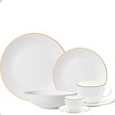 Ver imagem 1 de Aparelho de Jantar Chá e Café Legacy Gold 42pç Porcelana L`hermitage