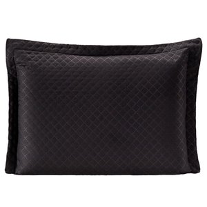 Porta Travesseiro Pratik Preto/rosa Avulso Dupla Face C/ Zíper - Microfibra