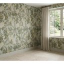 Ver imagem 3 de Papel de Parede Botânico Imperial – Folhagens e Flores Silvestres