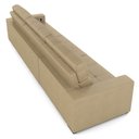 Ver mais imagens de Sofá Retrátil 5 Lugares 344cm 3 Módulos Nero com USB Couro Bege G52 - Gran Belo