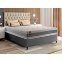 Ver imagem 1 de Conjunto Cama Box Espuma Oxford Verde Casal 138x188x67