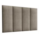 Ver imagem 1 de Cabeceira Premium Estofada Cama Box Solteiro 90 Cm - Bege