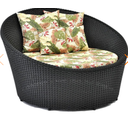 Ver imagem 1 de CHAISE PORTO RICO 160 CM ALUMÍNIO E FIBRA ACQUABLOCK ORIGINAL MÓVEIS