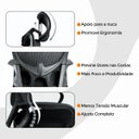 Ver imagem 7 de Cadeira de Escritório Presidente Ergonômica Oficial Corporativa Verona - 6 - Verona com Apoio