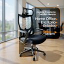 Ver imagem 3 de Cadeira de Escritório Presidente Ergonômica Oficial Corporativa Verona - 6 - Verona com Apoio