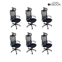 Ver imagem 2 de Cadeira de Escritório Presidente Ergonômica Oficial Corporativa Verona - 6 - Verona com Apoio