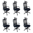 Ver imagem 1 de Cadeira de Escritório Presidente Ergonômica Oficial Corporativa Verona - 6 - Verona com Apoio
