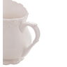 Leiteira Porcelana Alto Relevo Branca 250ml - 3