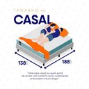 Ver mais imagens de Conjunto Box Baú Branco Lagos Verde Molas Ensacadas Casal 138x188x73 - King House