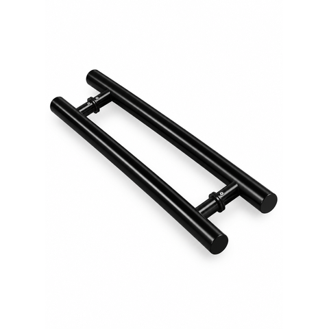 Puxador Inox Preto 45 cm Redondo