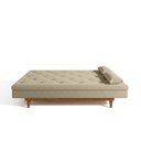 Ver mais imagens de Sofá Cama 3 Lugares em Suede Tokio Yescasa