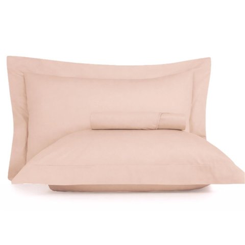 Jogo de Cama Queen 3 Peças Altenburg Algodão Lux 200 Fios Rosa Lile
