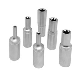 Jogo de Soquetes E-torx Fêmea Longo E4 E5 E8 E10 E12 E14 Crv - 5