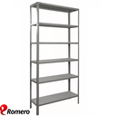 Ver mais imagens de Prateleira Estante Armário Aço 6 Bandejas 60cm Cinza Romero