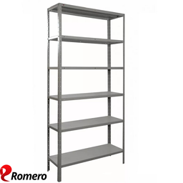 Prateleira Estante Armário Aço 6 Bandejas 60cm Cinza Romero - 8