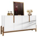 Ver imagem 1 de Buffet Aparador 4 Portas 170cm 050518 Branco Cedro DCASA