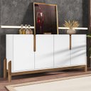 Ver mais imagens de Buffet Aparador 4 Portas 170cm 050518 Branco Cedro DCASA