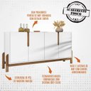 Ver imagem 3 de Buffet Aparador 4 Portas 170cm 050518 Branco Cedro DCASA