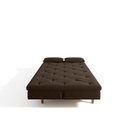 Ver imagem 7 de Sofá Cama 3 Lugares em Suede Tokio Yescasa