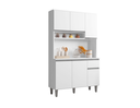 Ver imagem 2 de Armário de Cozinha Compacta Márcia 105 Cm Branco Ajl