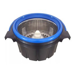 Balde Mop Pro Inox Esfregao Giratorio C/ Refil Cabo Regulave - 7