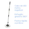 Balde Mop Pro Inox Esfregao Giratorio C/ Refil Cabo Regulave - 4