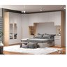 Quarto Modulado 3 Guarda Roupas 2 Mesas de Cabeceira 1 Módulo Ponte Aéreo San Diego - 1