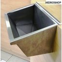 Ver imagem 3 de Lavatório Coletivo Em Aço Inox 0,50 Mts -
