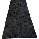 Ver imagem 1 de Tapete de couro preto natural 1,00x2,50 com bordas
