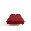 Ver imagem 7 de Sofá Cama 3 Lugares em Suede Tokio Yescasa